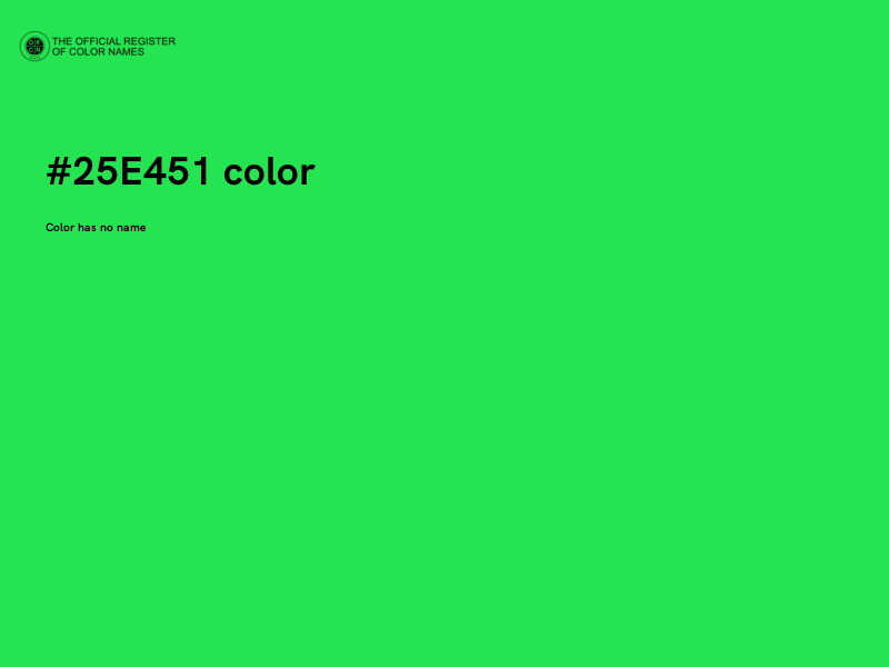 #25E451 color image