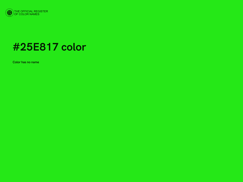 #25E817 color image