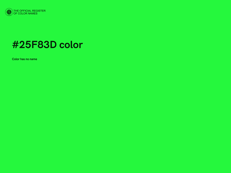 #25F83D color image