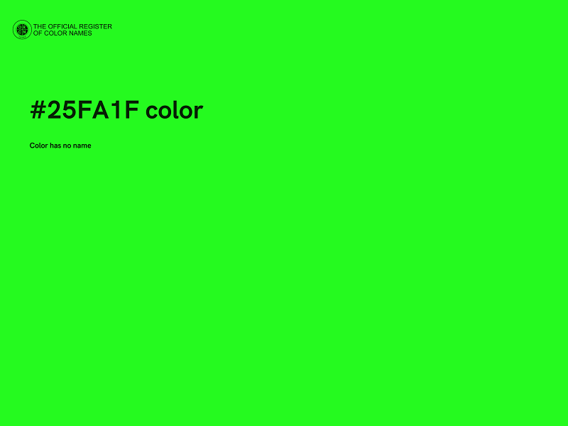 #25FA1F color image