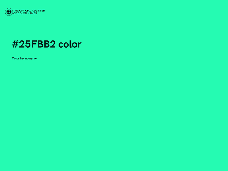 #25FBB2 color image