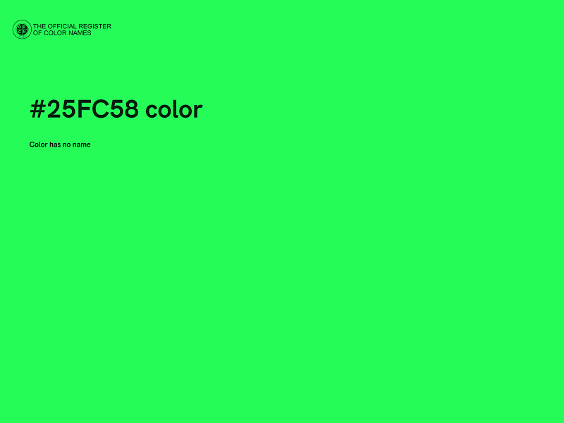 #25FC58 color image