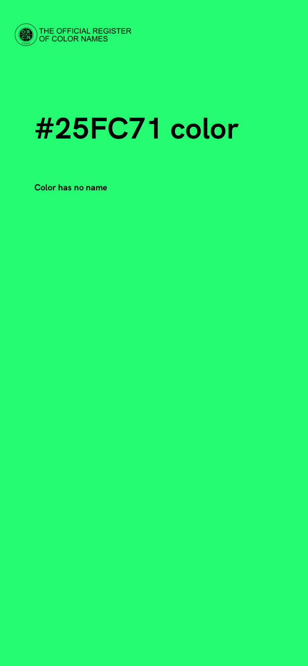 #25FC71 color image