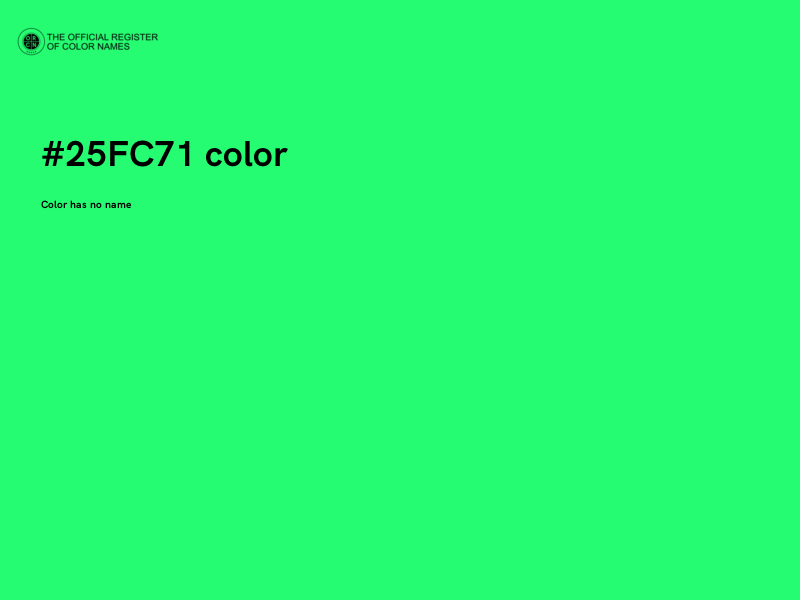 #25FC71 color image
