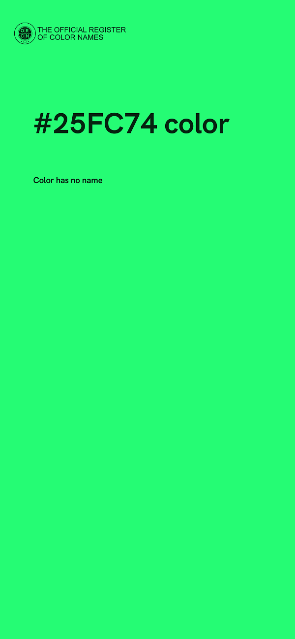 #25FC74 color image