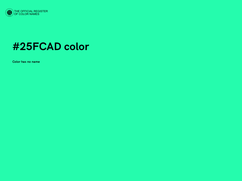#25FCAD color image