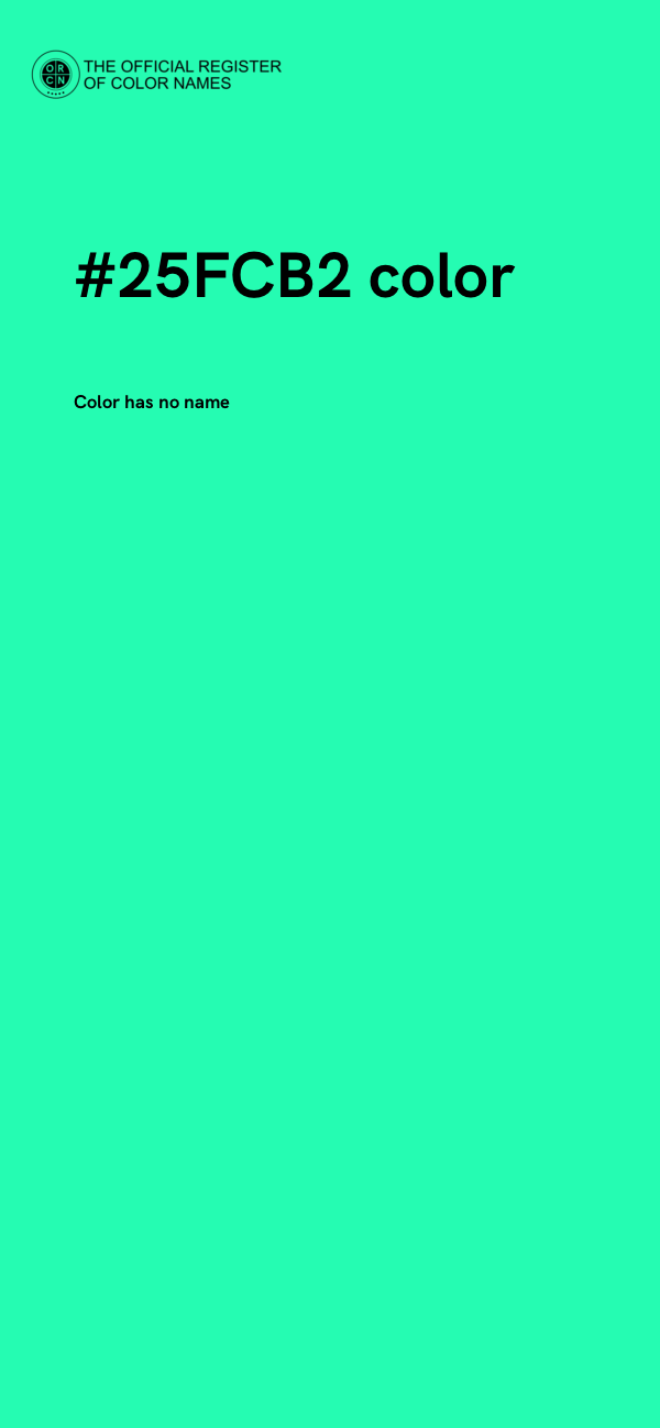 #25FCB2 color image