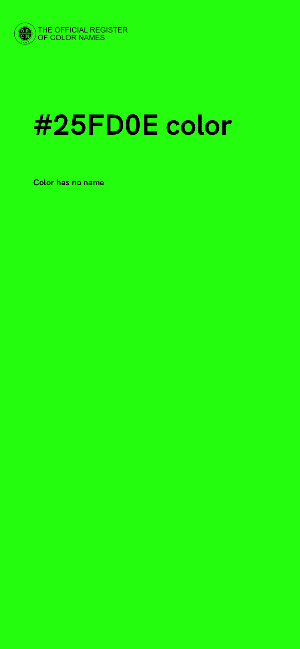 #25FD0E color image