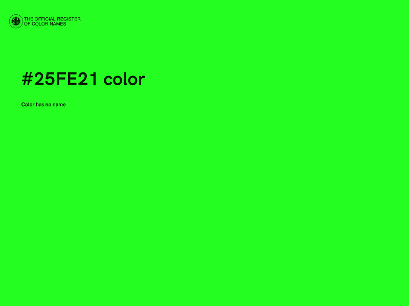 #25FE21 color image