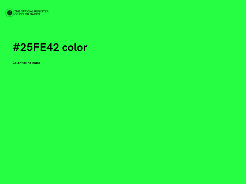 #25FE42 color image