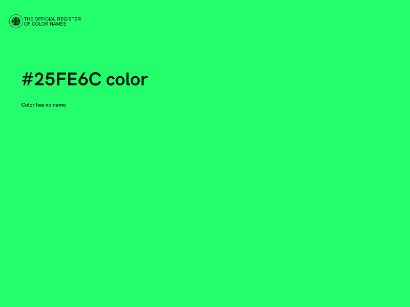 #25FE6C color image