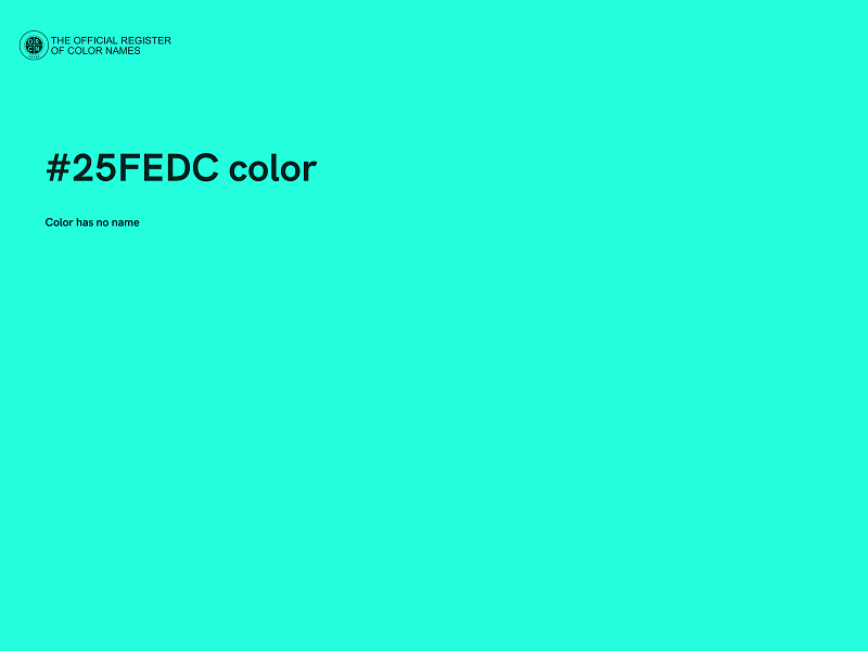 #25FEDC color image