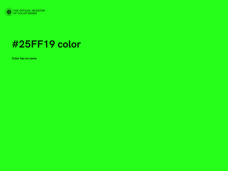 #25FF19 color image