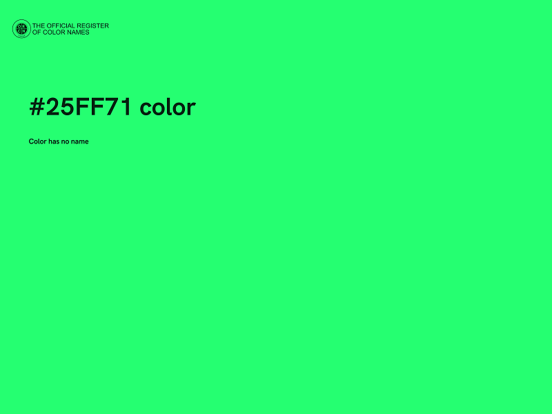 #25FF71 color image