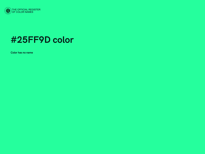 #25FF9D color image