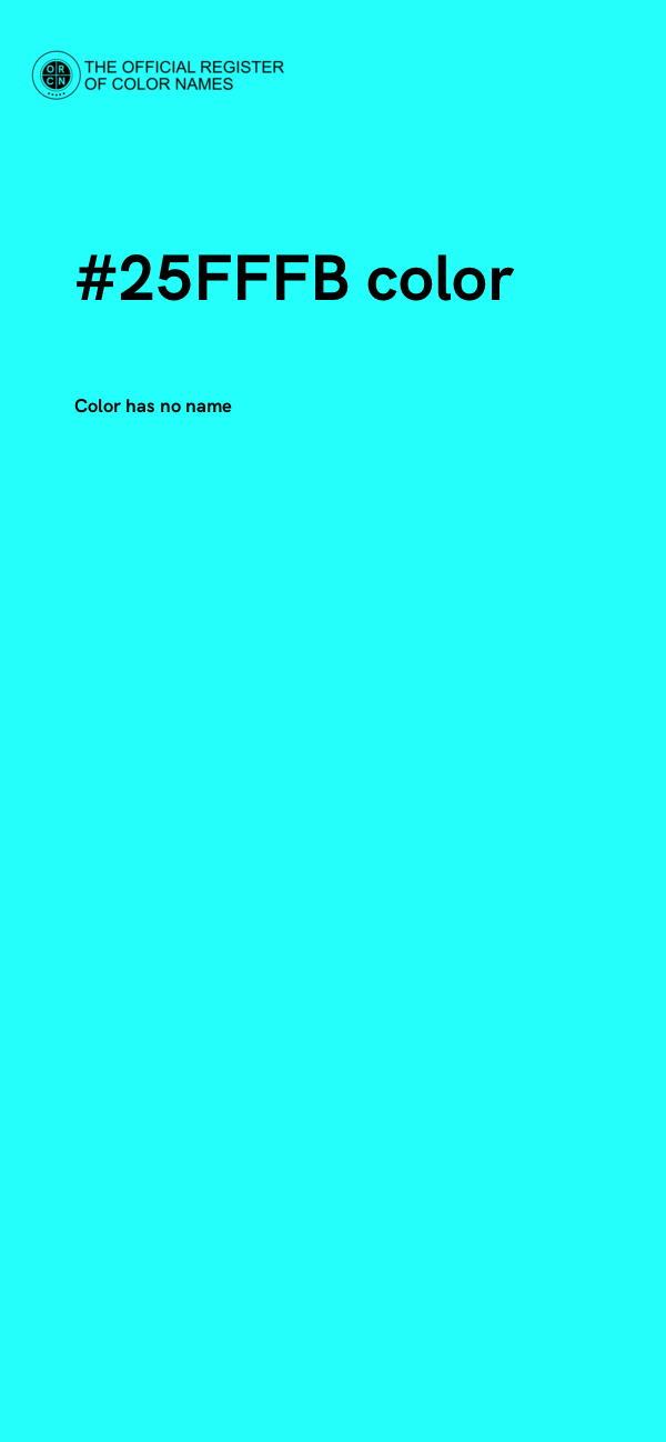 #25FFFB color image