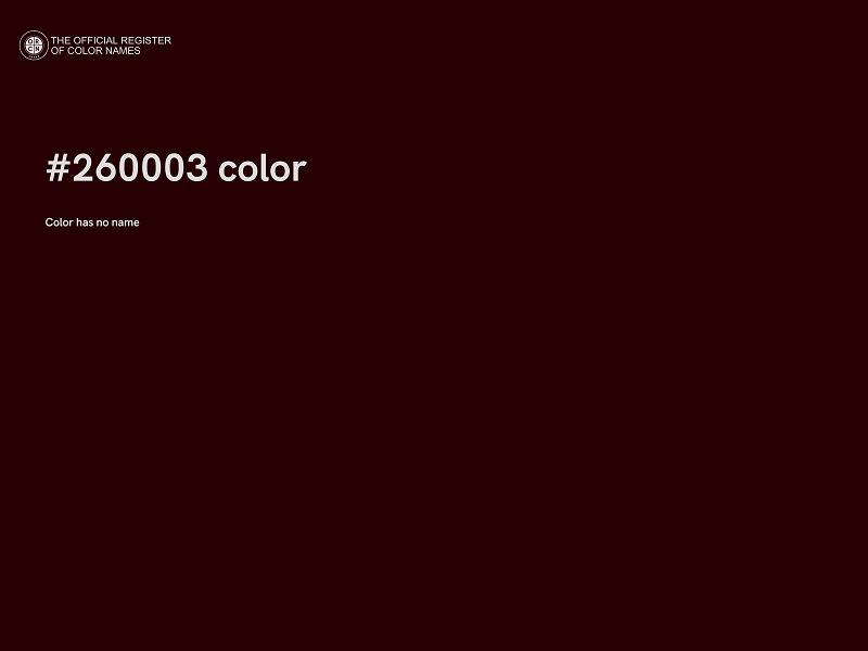 #260003 color image