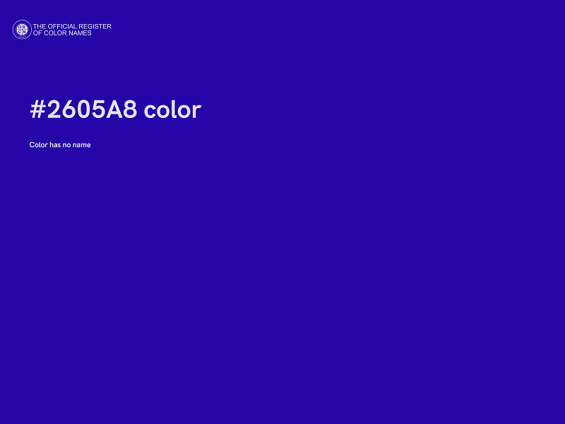 #2605A8 color image