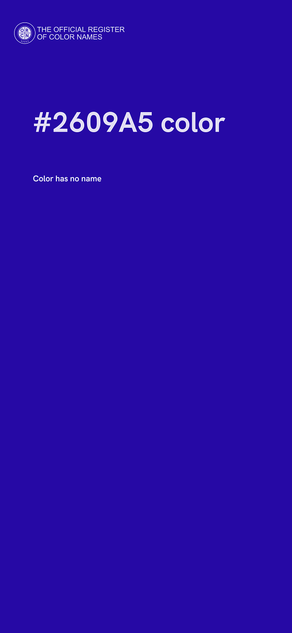 #2609A5 color image