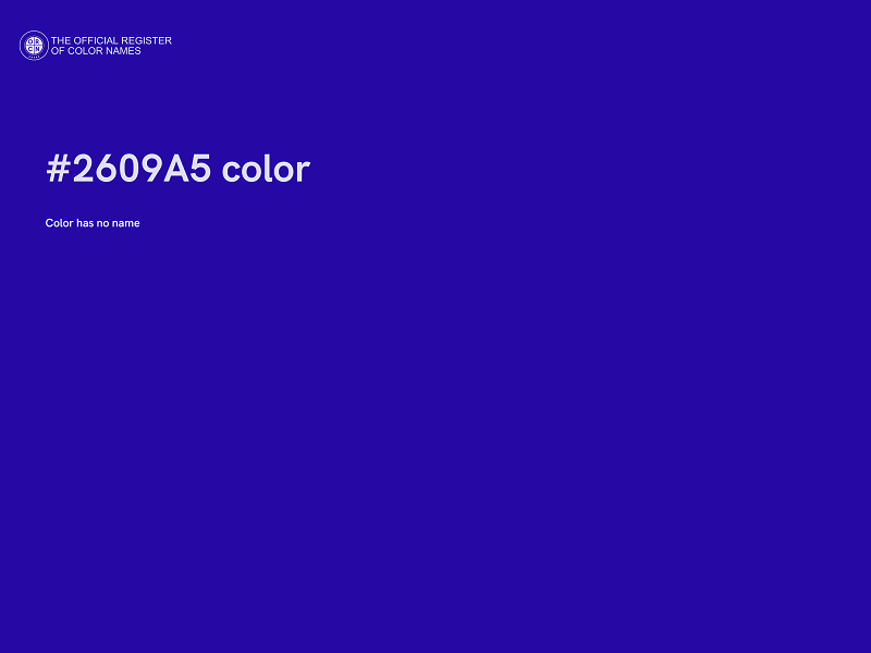 #2609A5 color image