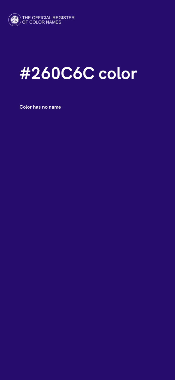 #260C6C color image
