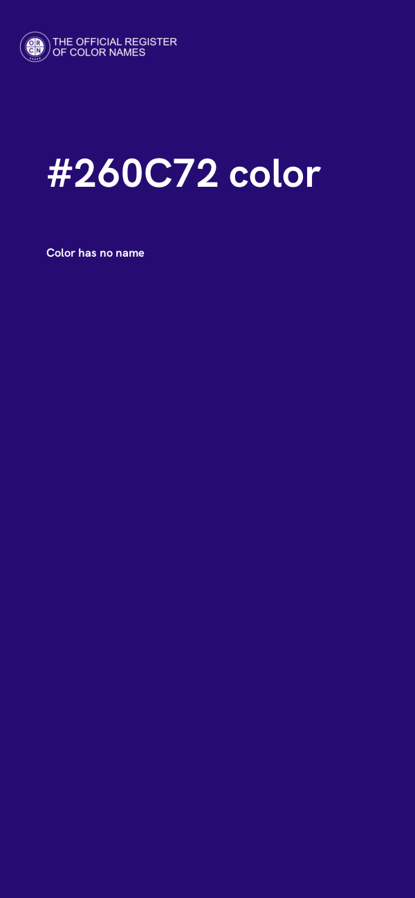 #260C72 color image