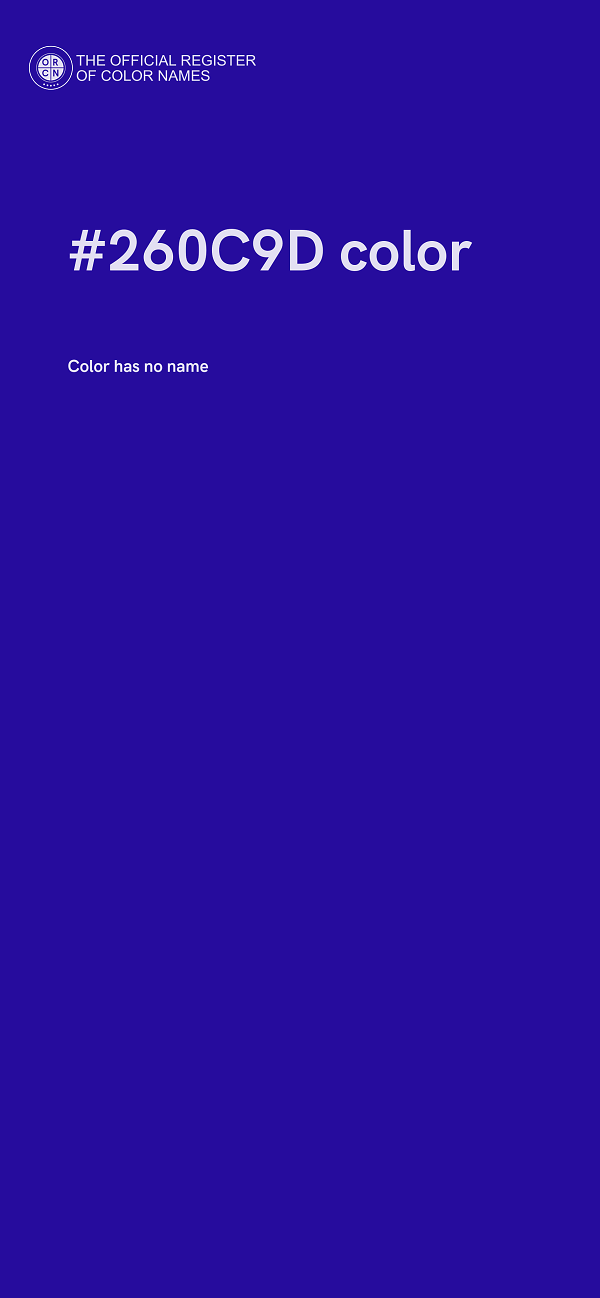 #260C9D color image