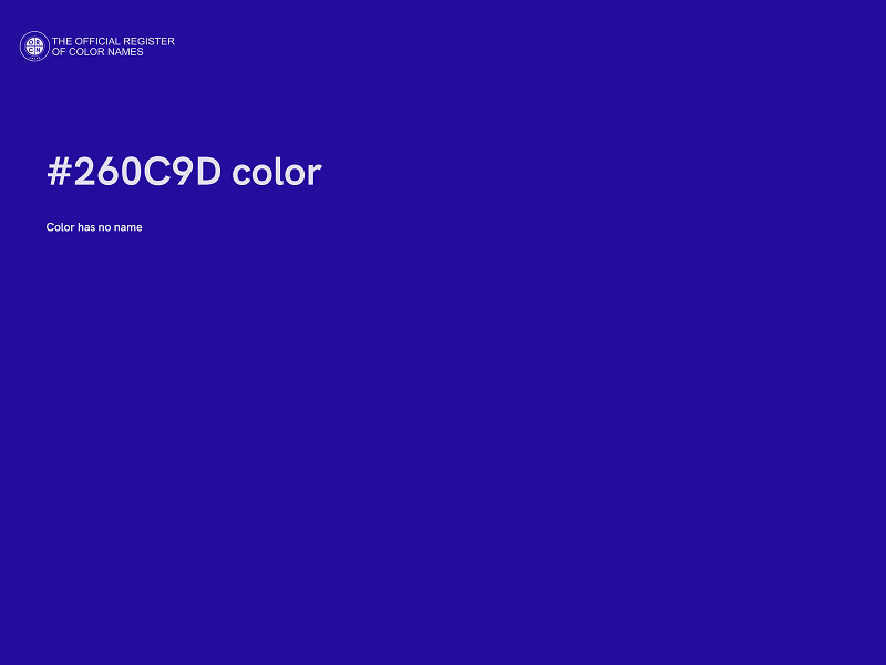#260C9D color image
