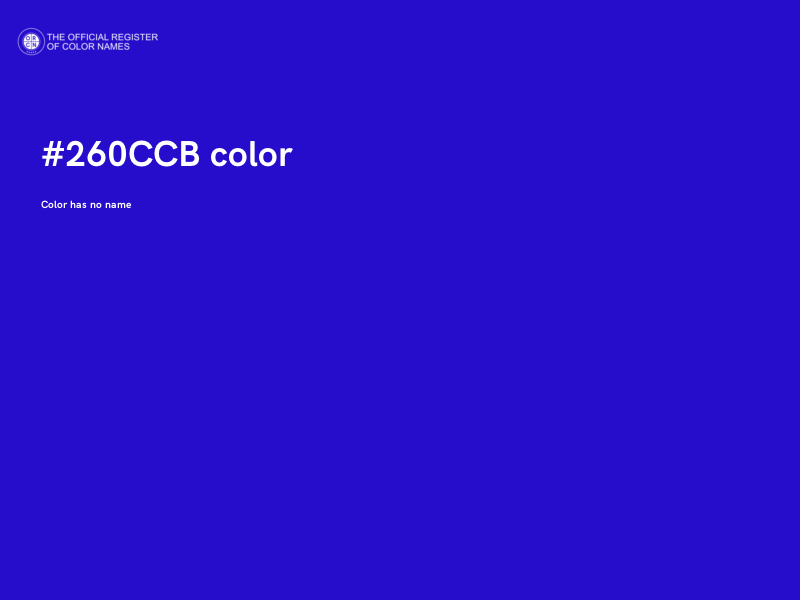 #260CCB color image
