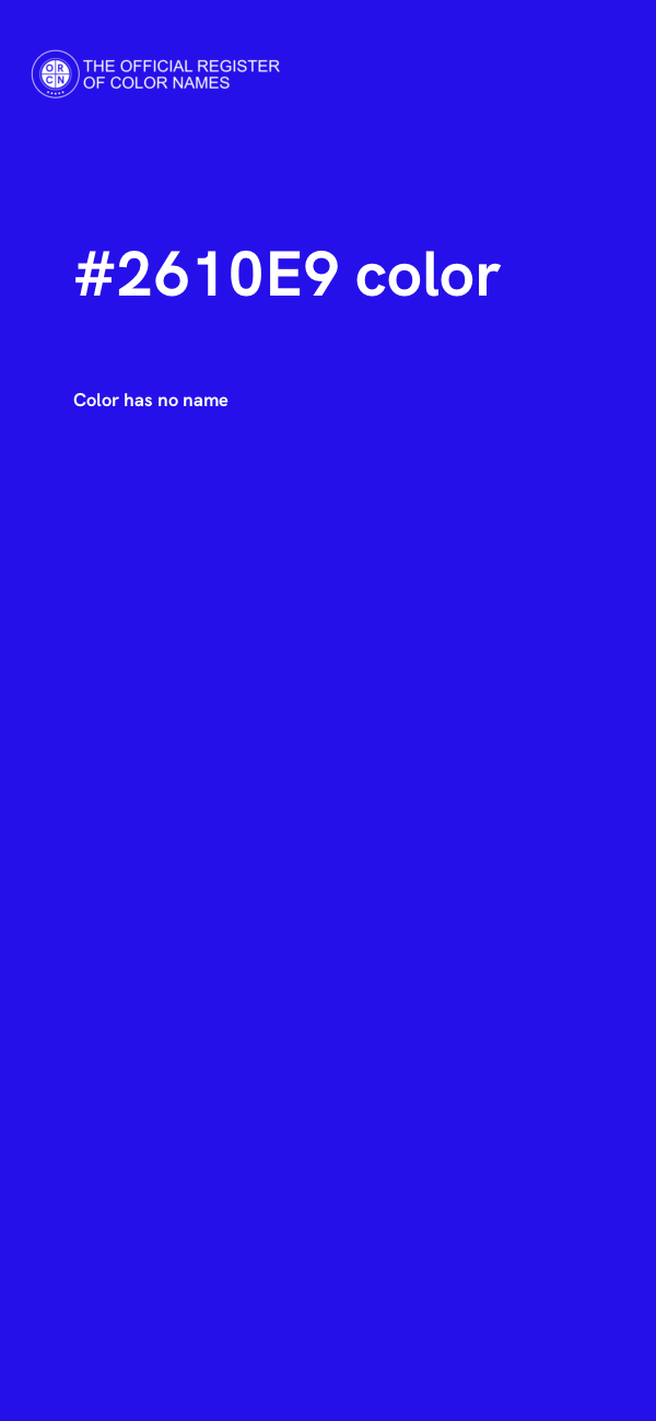 #2610E9 color image