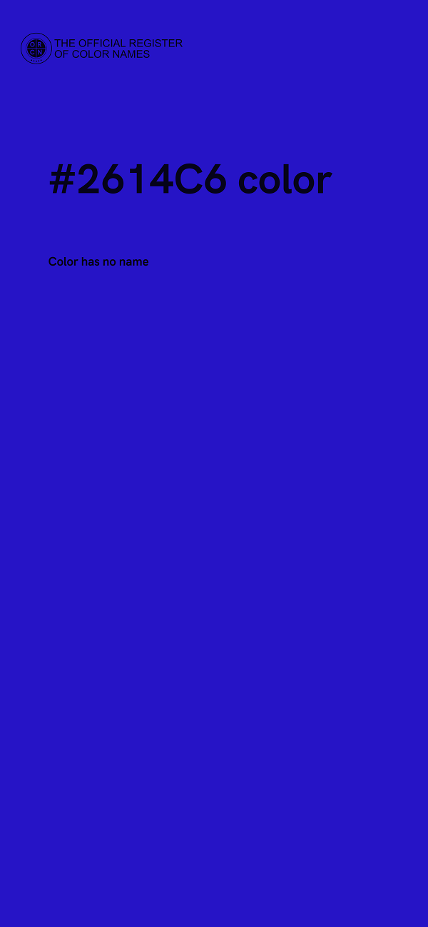 #2614C6 color image