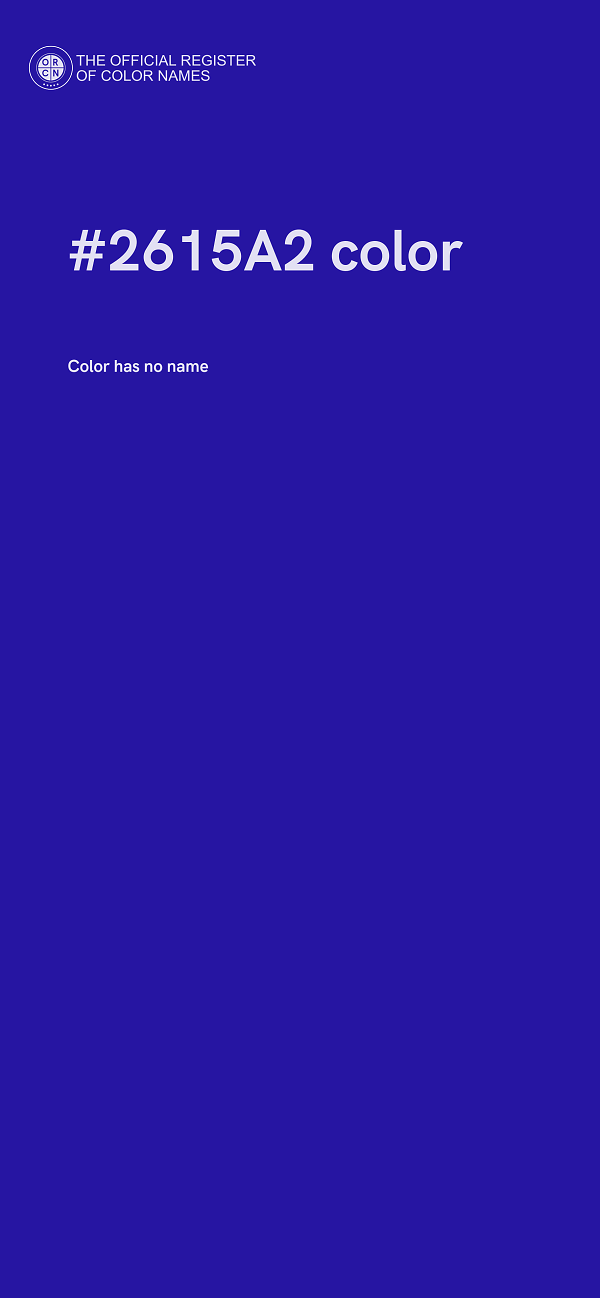#2615A2 color image