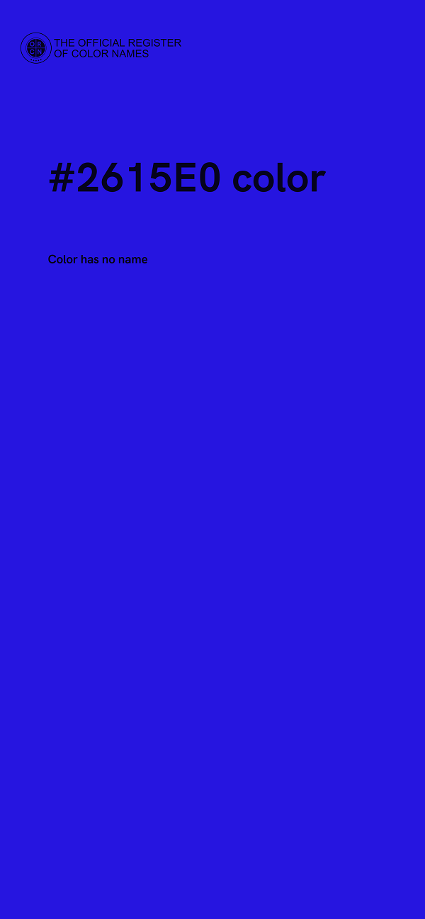 #2615E0 color image