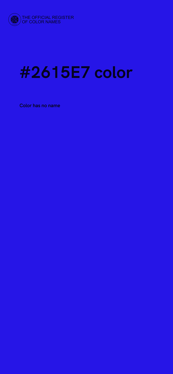#2615E7 color image