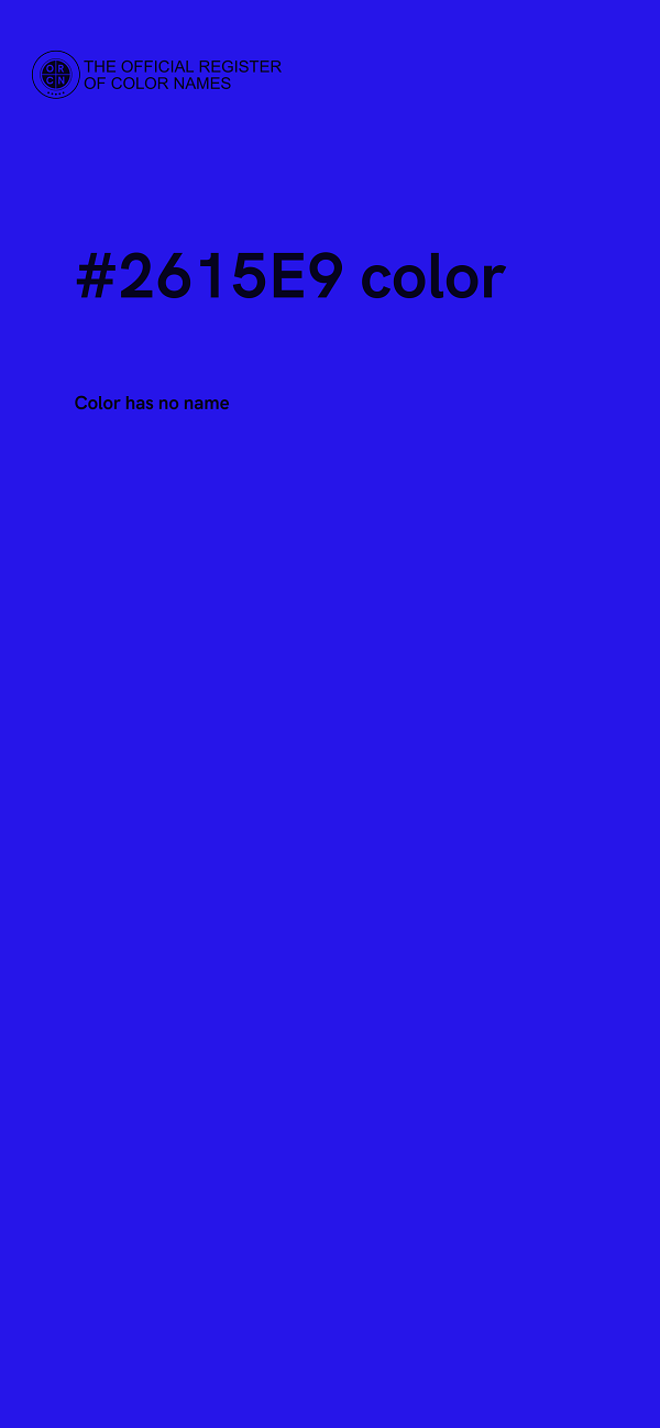 #2615E9 color image