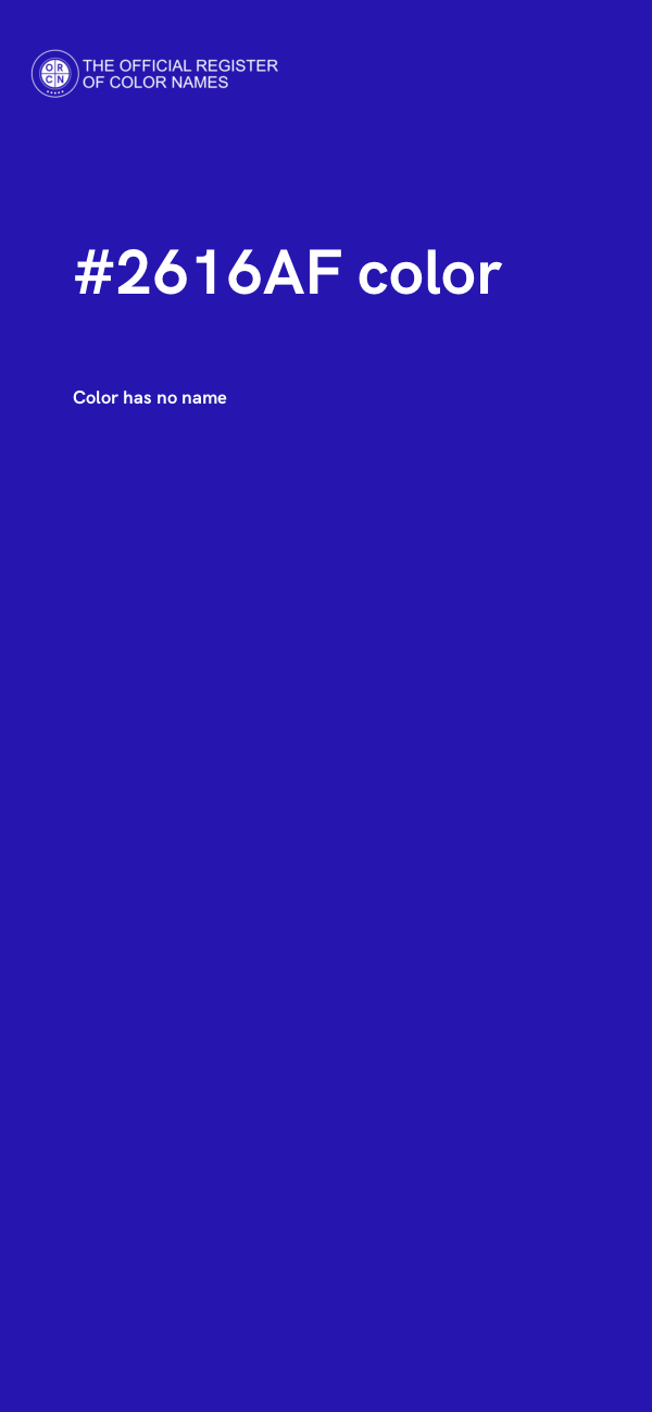 #2616AF color image