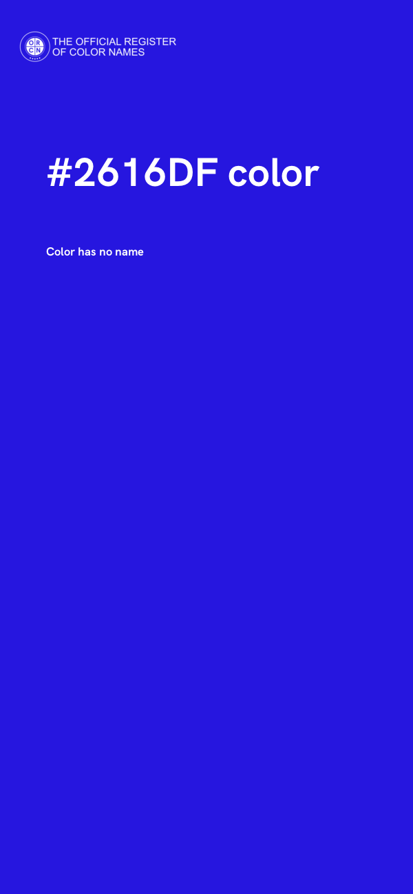 #2616DF color image