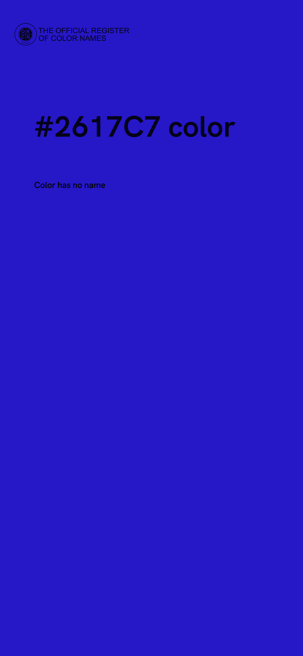 #2617C7 color image