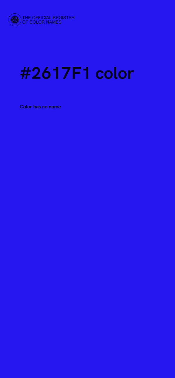 #2617F1 color image