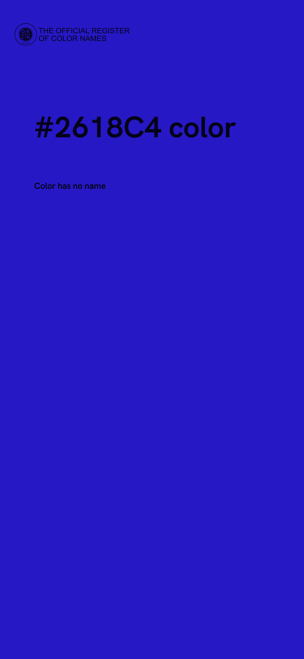 #2618C4 color image