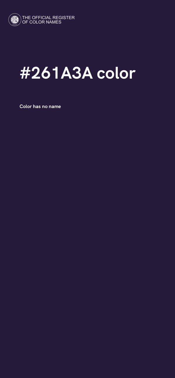#261A3A color image