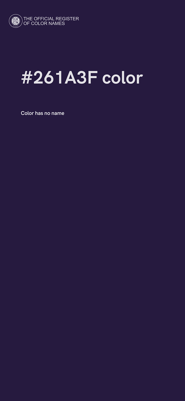 #261A3F color image