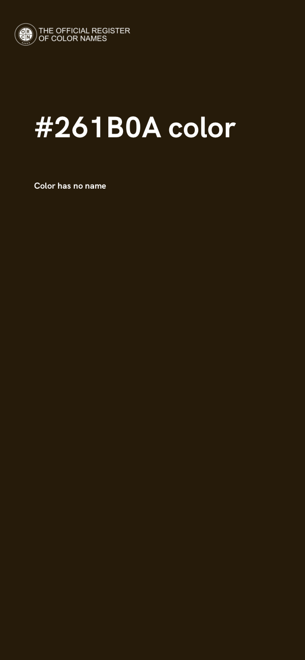 #261B0A color image