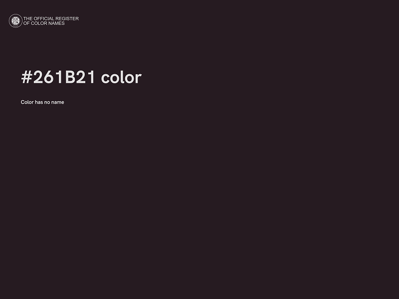 #261B21 color image