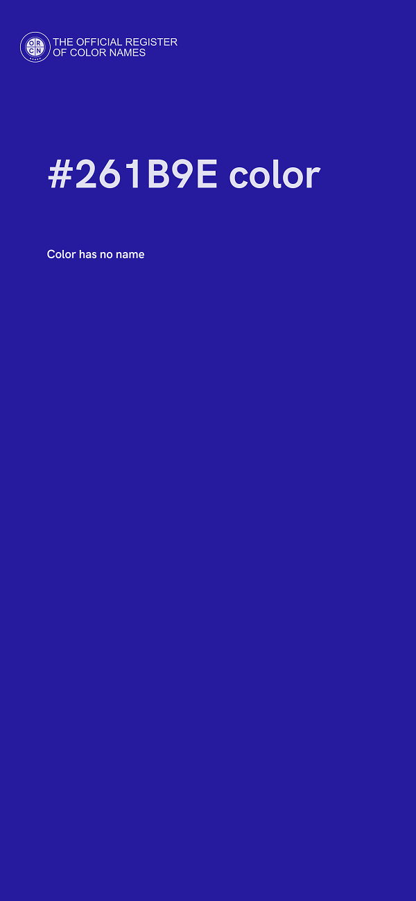 #261B9E color image