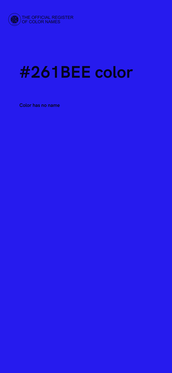 #261BEE color image