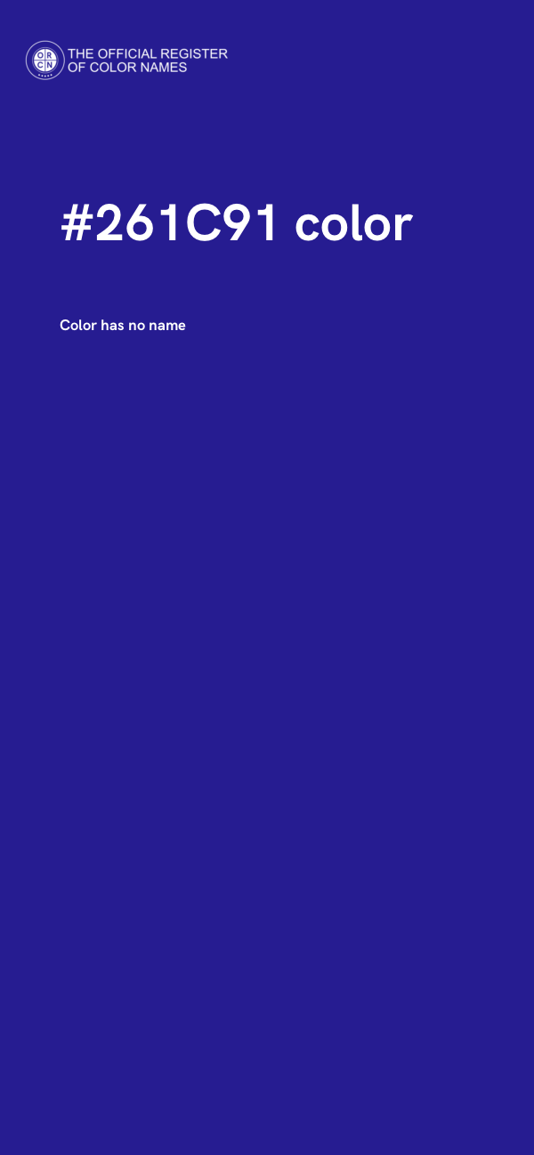 #261C91 color image