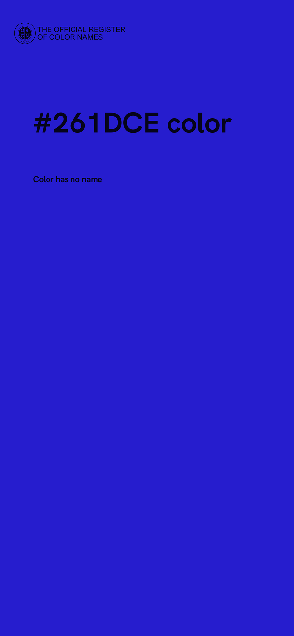 #261DCE color image