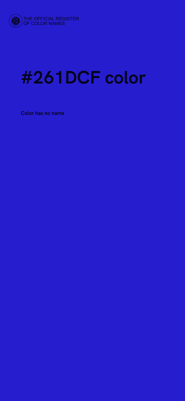 #261DCF color image