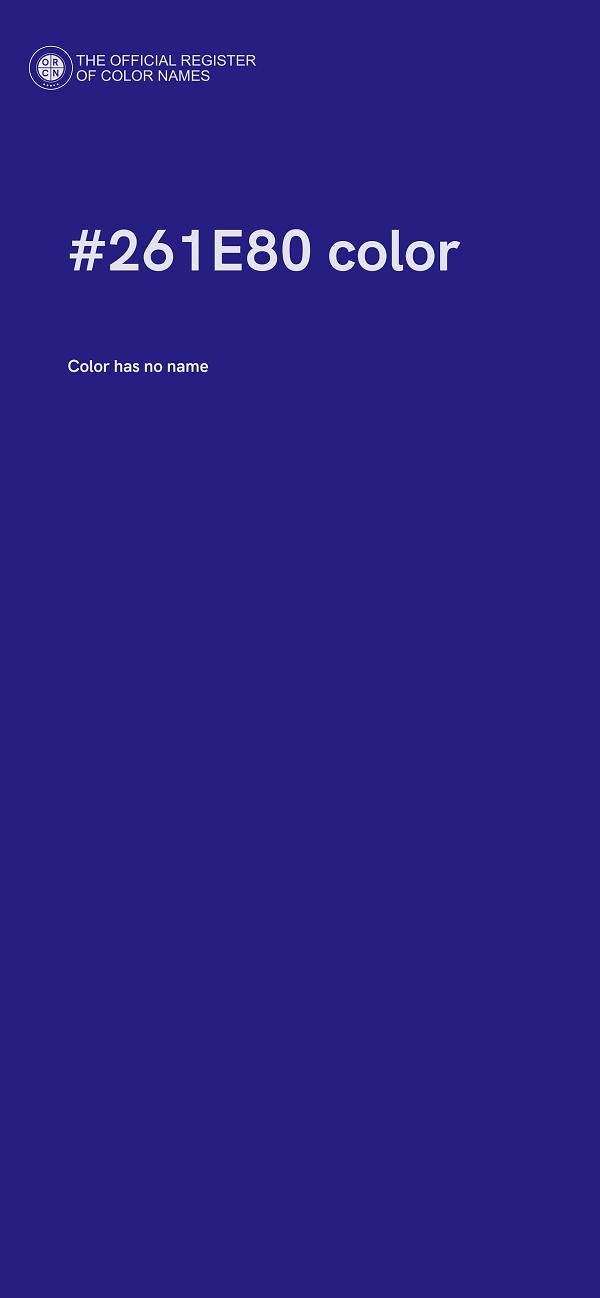 #261E80 color image